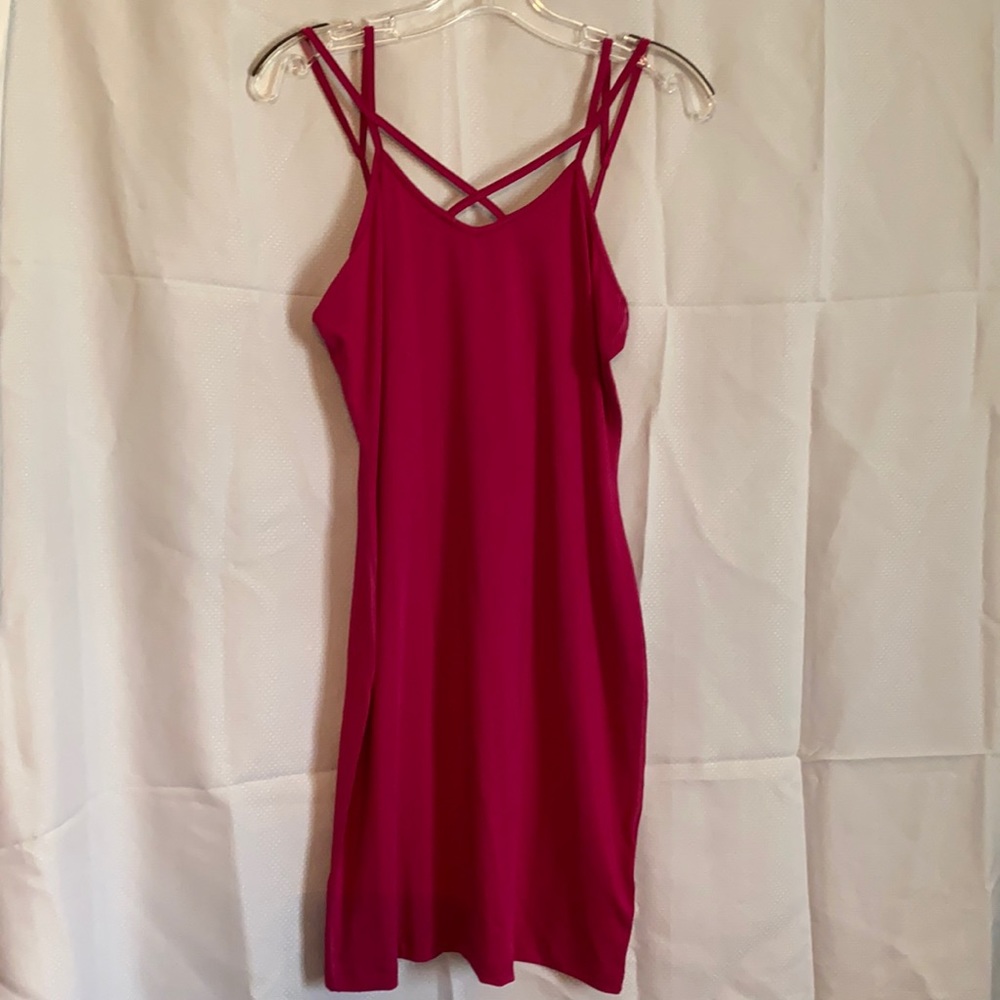 Fuchsia dress by Kolon Industries, sizeM